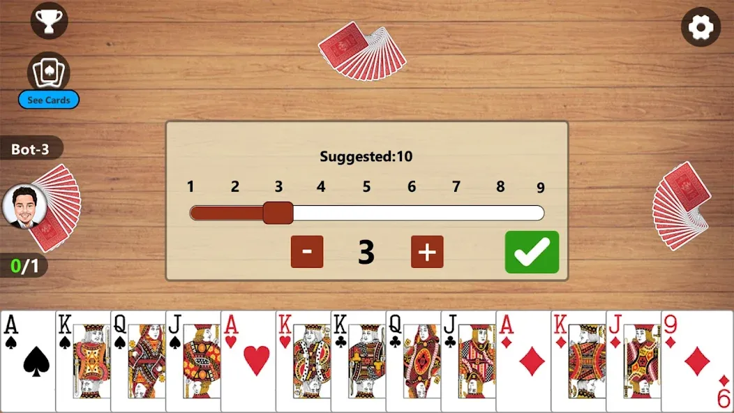 Callbreak Master 3 - Card Game  [МОД Mega Pack] Screenshot 5