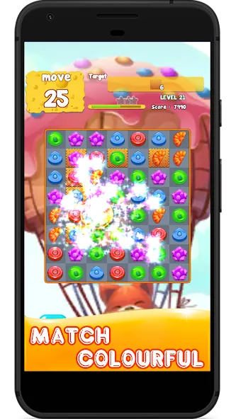 Candy 2024-Candy Match 3 Game (Кэнди 2023)  [МОД Unlocked] Screenshot 4