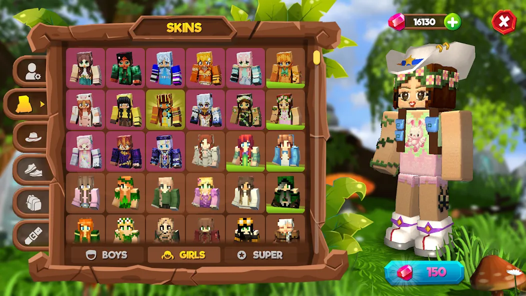 Pony World Craft  [МОД Menu] Screenshot 1