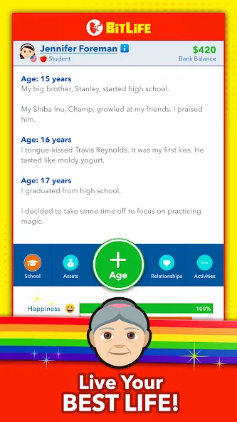 BitLife - Life Simulator (БитЛайф)  [МОД Бесконечные деньги] Screenshot 4