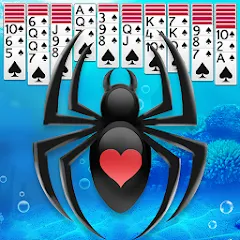 Взлом Spider Solitaire  [МОД Все открыто] - полная версия apk на Андроид