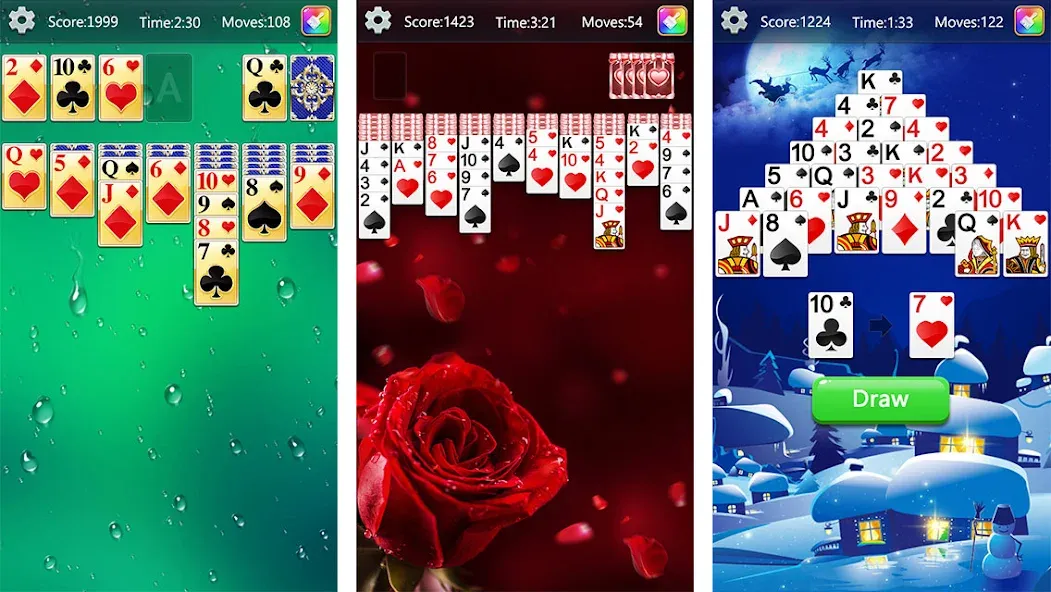 Solitaire Collection Fun (Солитер Коллекция Фан)  [МОД Unlocked] Screenshot 1