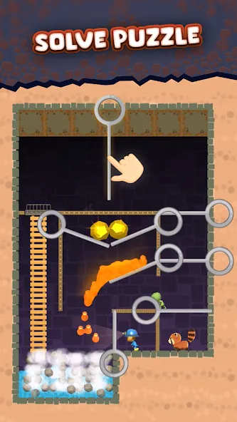 Mine Rescue: Gold Mining Games (Майн Рескью)  [МОД Unlimited Money] Screenshot 4