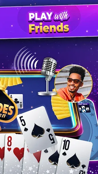 VIP Spades - Online Card Game (ВИП Спейдс)  [МОД Бесконечные монеты] Screenshot 3