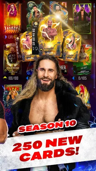 WWE SuperCard - Battle Cards (ВВЕ СуперКард)  [МОД Unlimited Money] Screenshot 2