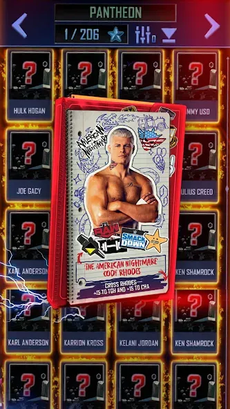 WWE SuperCard - Battle Cards (ВВЕ СуперКард)  [МОД Unlimited Money] Screenshot 3