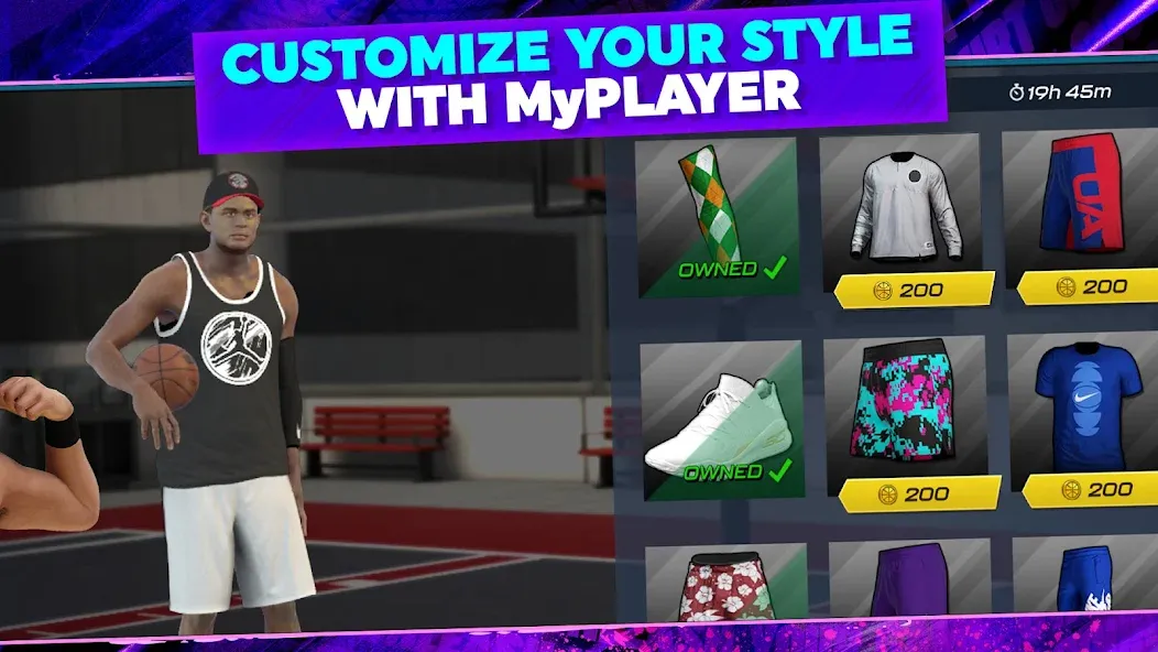 NBA 2K Mobile Basketball Game (НБА 2 Мобайл)  [МОД Unlocked] Screenshot 2