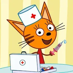 Взломанная Kid-E-Cats: Animal hospital  [МОД Много монет] - последняя версия apk на Андроид