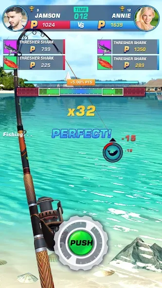 Fishing Rival 3D (Фишинг Ривал 3Д)  [МОД Все открыто] Screenshot 5