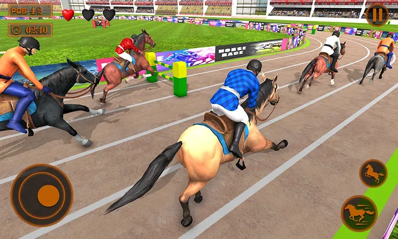 Mounted Horse Racing Games  [МОД Все открыто] Screenshot 4