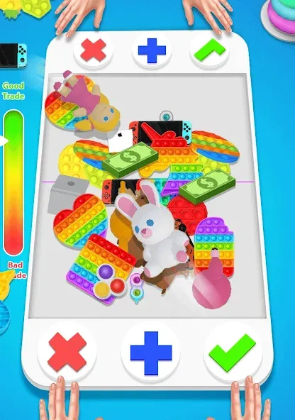 fidget trading: trade toys 3D (фиджет трейдинг)  [МОД Mega Pack] Screenshot 2