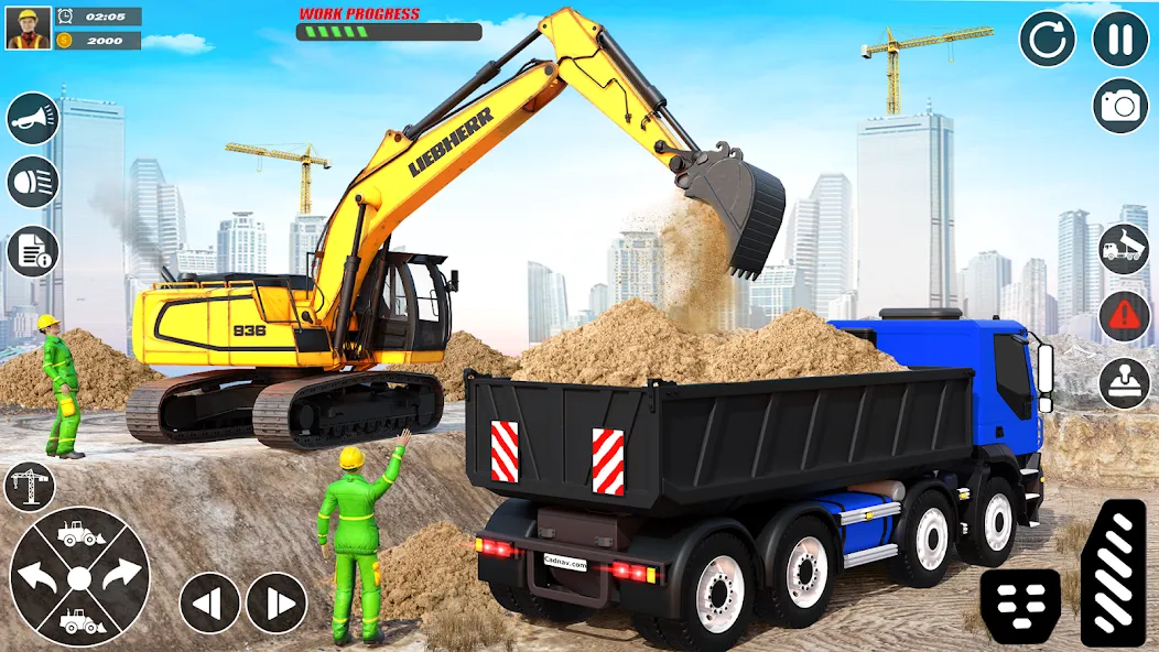 City Builder Construction Sim (Сити Билдер Констракшн Сим)  [МОД Много денег] Screenshot 1