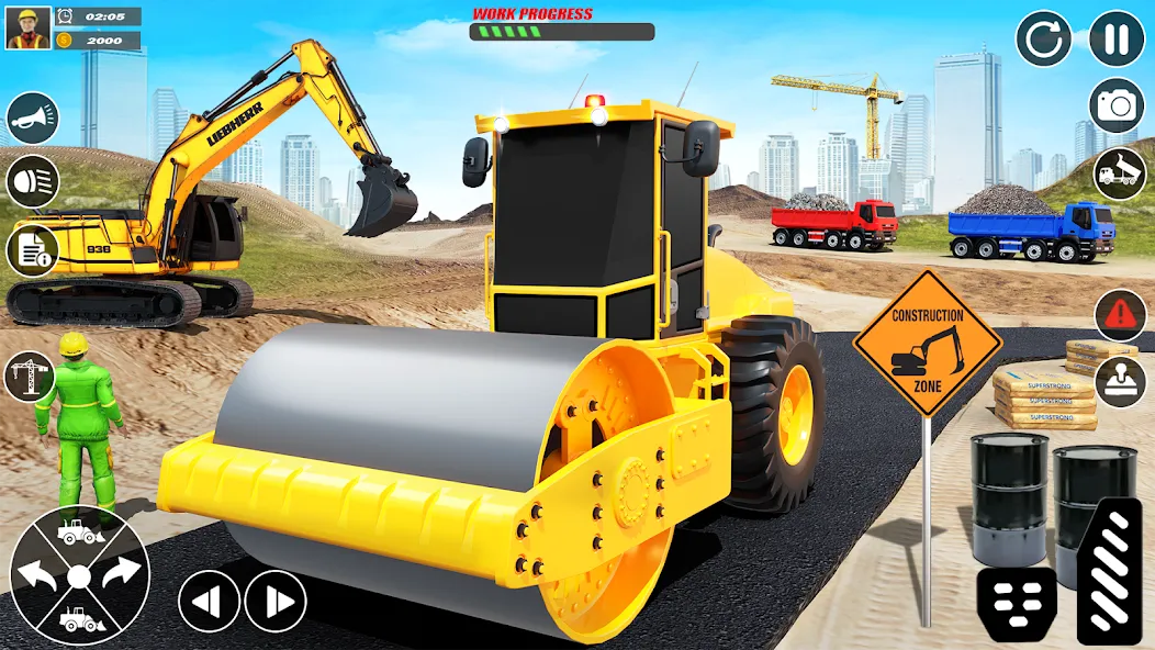 City Builder Construction Sim (Сити Билдер Констракшн Сим)  [МОД Много денег] Screenshot 2