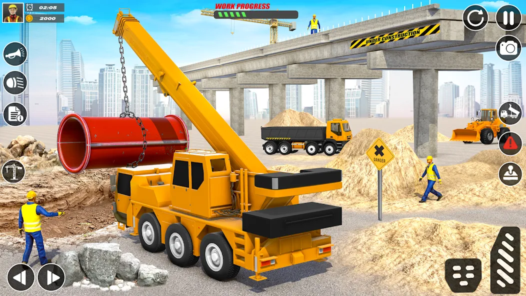 City Builder Construction Sim (Сити Билдер Констракшн Сим)  [МОД Много денег] Screenshot 3