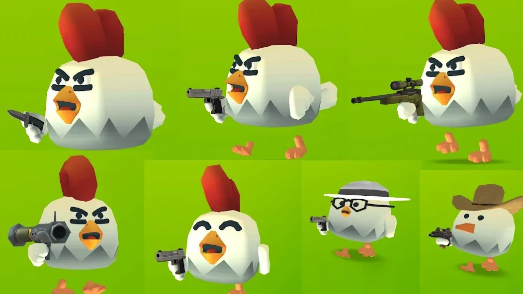 Chicken Gun (Чикен Ган)  [МОД Mega Pack] Screenshot 1