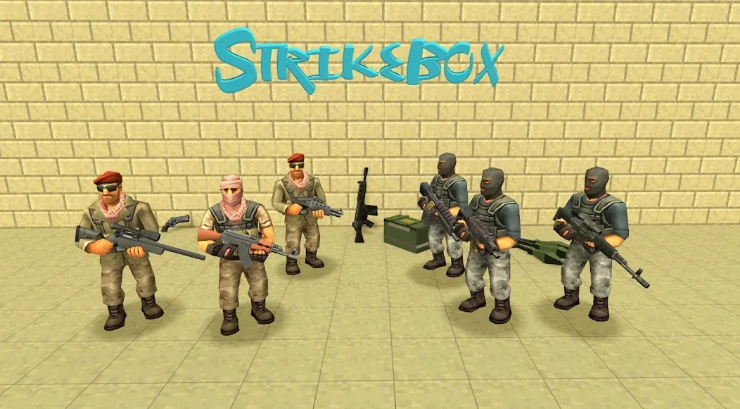 StrikeBox: Sandbox&Shooter (Страйкбокс)  [МОД Меню] Screenshot 4