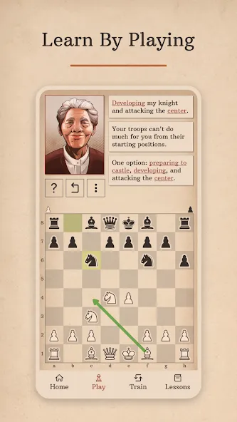 Learn Chess with Dr. Wolf  [МОД Бесконечные монеты] Screenshot 3