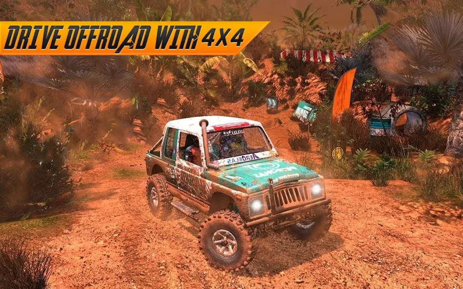 Offroad Jeep Driving Simulator  [МОД Бесконечные монеты] Screenshot 3