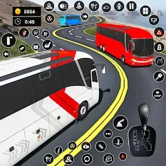 Скачать взлом Coach Bus Simulator: Bus Games (Коуч Бас Симулятор)  [МОД Меню] - последняя версия apk на Андроид