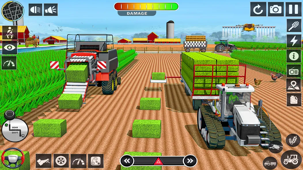 Big Tractor Farming Simulator (Биг Трактор Фарминг Симулятор)  [МОД Бесконечные деньги] Screenshot 5