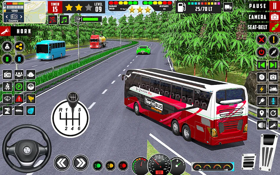 City Bus Simulator 3D Bus Game (Симулятор городского автобуса 3D  игра   )  [МОД Unlocked] Screenshot 1