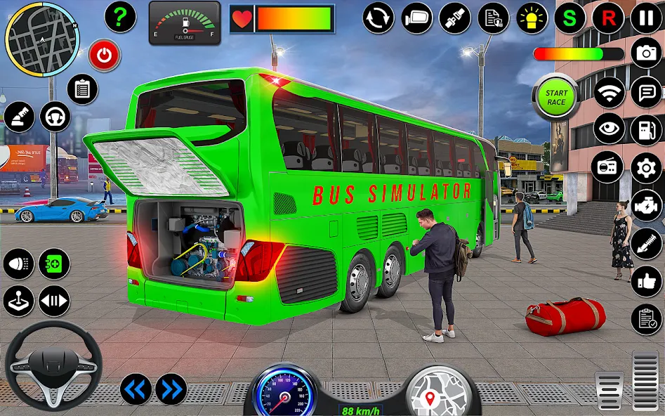 City Bus Simulator 3D Bus Game (Симулятор городского автобуса 3D  игра   )  [МОД Unlocked] Screenshot 2