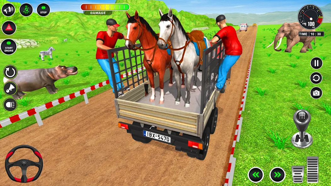 Animal Transport Truck Game 3D (Игра Грузовик для перевозки животных)  [МОД Unlimited Money] Screenshot 4