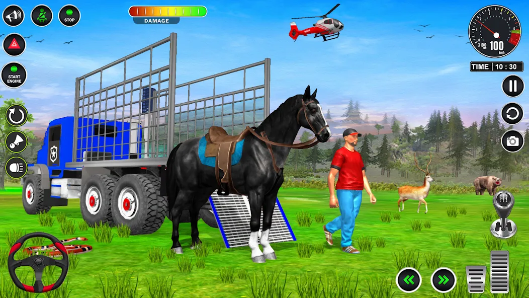 Animal Transport Truck Game 3D (Игра Грузовик для перевозки животных)  [МОД Unlimited Money] Screenshot 5