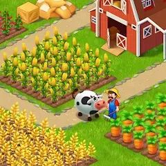 Скачать взломанную Farm City: Farming & Building (Фарм Сити)  [МОД Mega Pack] - последняя версия apk на Андроид