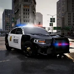 Взломанная Police Car Simulator 2023 (Полицейский симулятор автомобиля 2023)  [МОД Меню] - последняя версия apk на Андроид