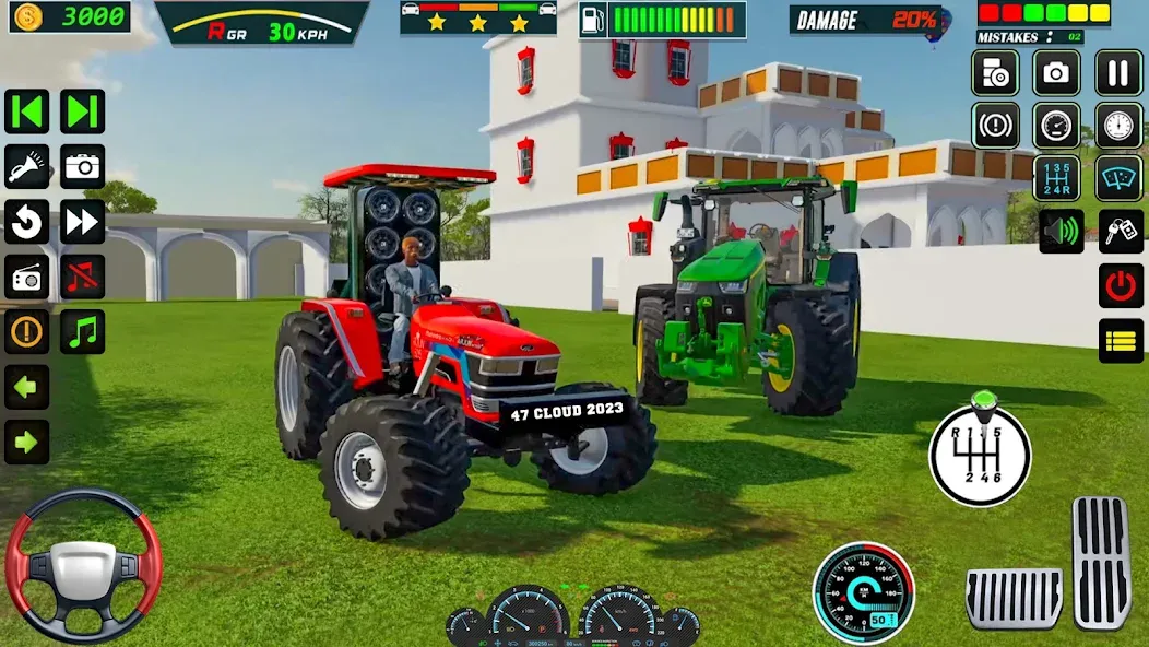 US Tractor Farming Games 3d  [МОД Много монет] Screenshot 1