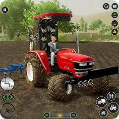 Скачать взломанную US Tractor Farming Games 3d  [МОД Много монет] - полная версия apk на Андроид