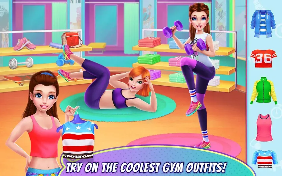 Fitness Girl - Dance & Play  [МОД Unlocked] Screenshot 1