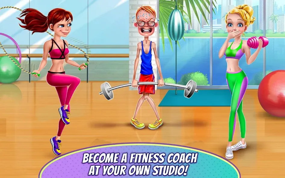 Fitness Girl - Dance & Play  [МОД Unlocked] Screenshot 2