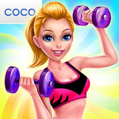 Взломанная Fitness Girl - Dance & Play  [МОД Unlocked] - стабильная версия apk на Андроид