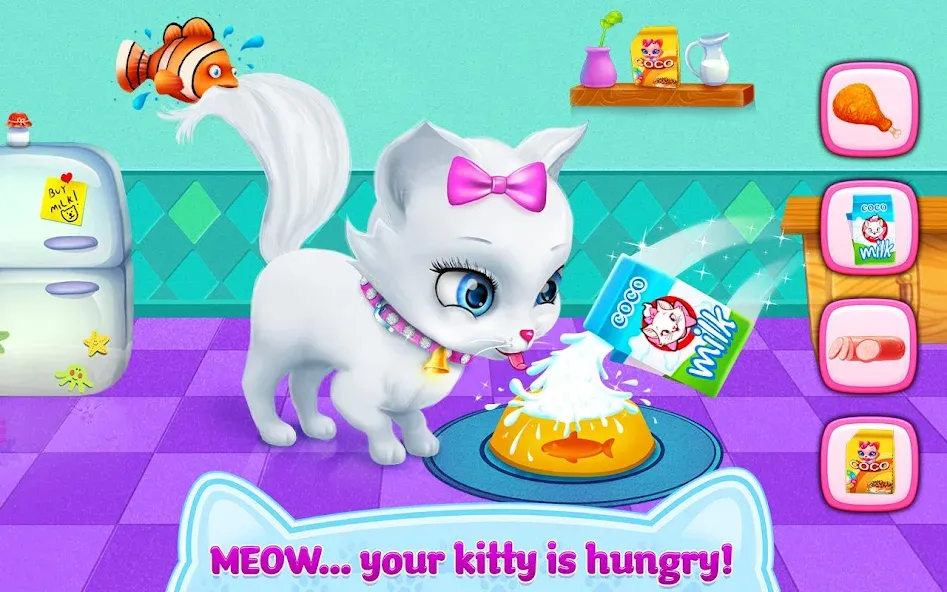 Kitty Love - My Fluffy Pet  [МОД Много денег] Screenshot 3