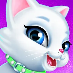 Скачать взломанную Kitty Love - My Fluffy Pet  [МОД Много денег] - стабильная версия apk на Андроид