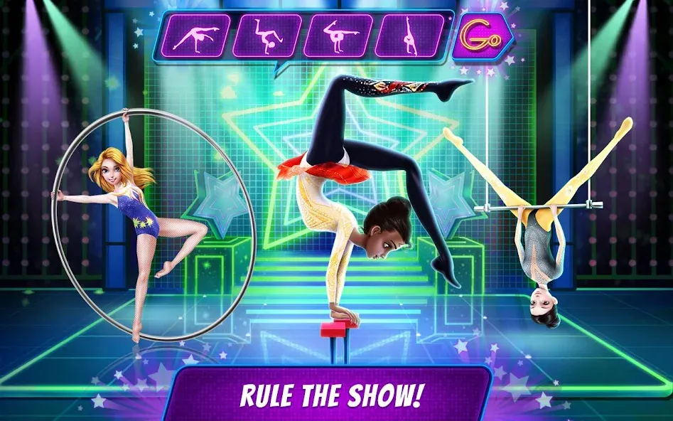 Acrobat Star Show - Girl Power  [МОД Бесконечные деньги] Screenshot 1