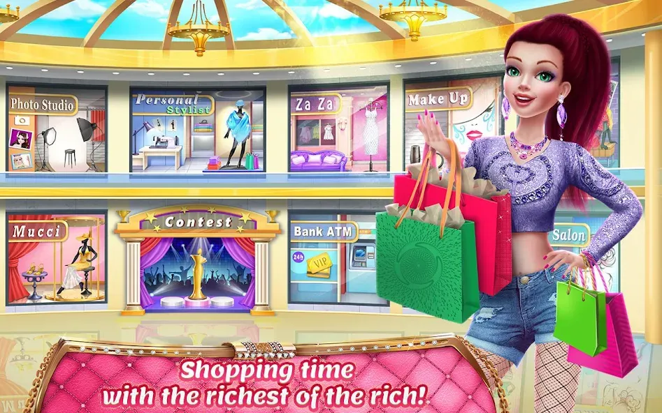 Rich Girl Mall - Shopping Game  [МОД Unlocked] Screenshot 4