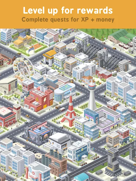 Pocket City Free (Покет Сити)  [МОД Все открыто] Screenshot 4