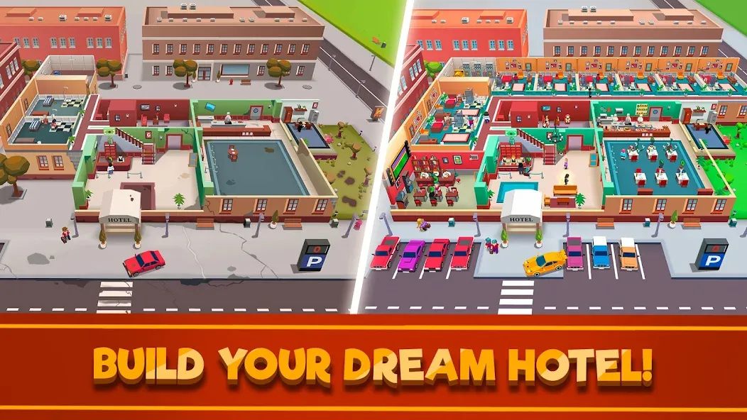 Hotel Empire Tycoon－Idle Game  [МОД Mega Pack] Screenshot 1