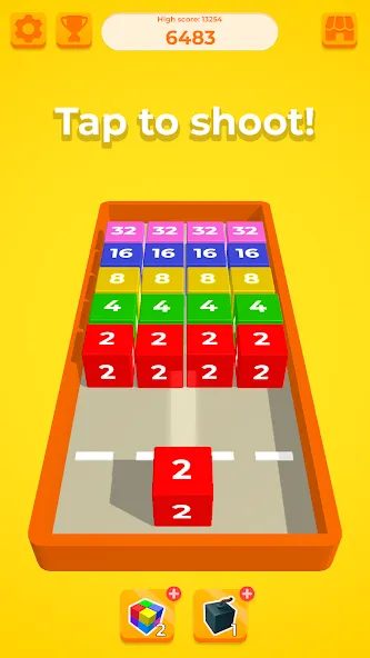 Chain Cube 2048: 3D merge game (Чейн Куб)  [МОД Много монет] Screenshot 2