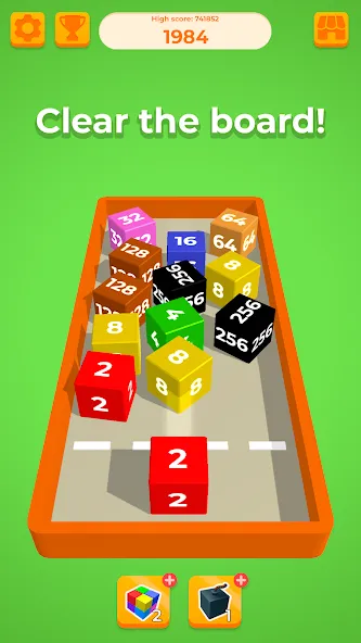 Chain Cube 2048: 3D merge game (Чейн Куб)  [МОД Много монет] Screenshot 3