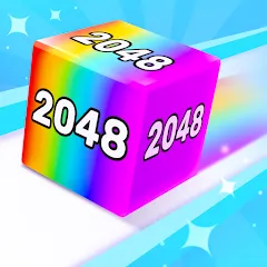 Взлом Chain Cube 2048: 3D merge game (Чейн Куб)  [МОД Много монет] - полная версия apk на Андроид