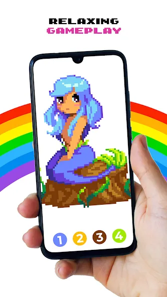 Pixel by Number™ - Pixel Art (Пиксель по номеру)  [МОД Много денег] Screenshot 5