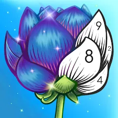 Скачать взломанную Color Swipe Coloring Book game  [МОД Много монет] - стабильная версия apk на Андроид