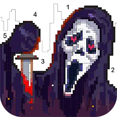 Взломанная Death Park Coloring Games (Дэт Парк игры раскраски)  [МОД Unlimited Money] - последняя версия apk на Андроид