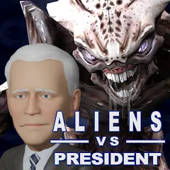 Взломанная Aliens vs President (Элиены против Президента)  [МОД Много денег] - стабильная версия apk на Андроид