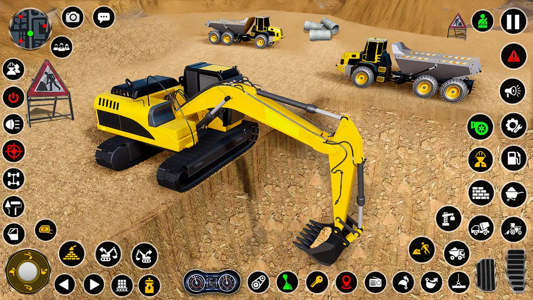 Construction Dump Truck Game (Конструкционный симулятор самосвала)  [МОД Много монет] Screenshot 1