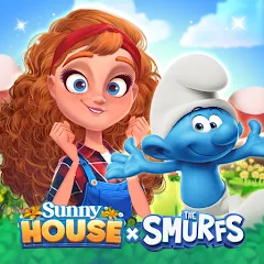 Взломанная Merge Manor x The Smurf Collab (Мердж Манор)  [МОД Много денег] - стабильная версия apk на Андроид